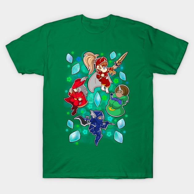 Four warriors of Light T-Shirt by Sara Knite